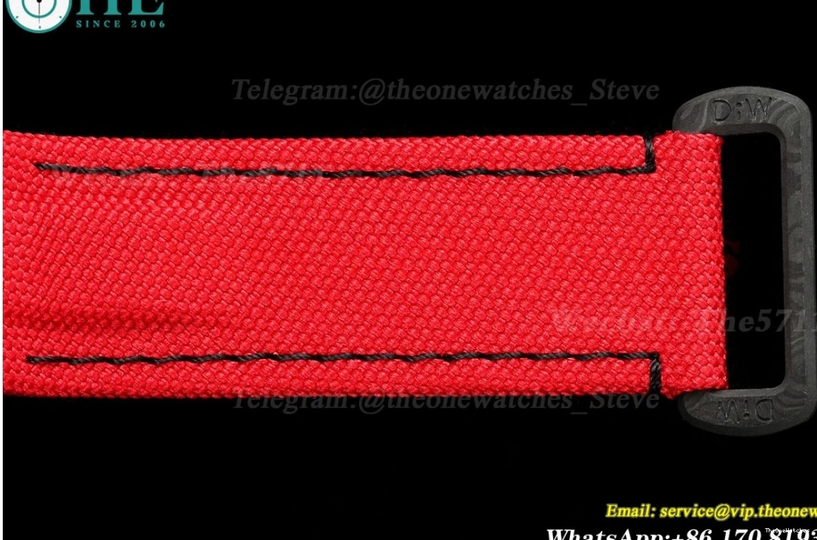 Diw N6F Carbon Daytona DD4801 NY Skeleton Dial 40mm Red 0202